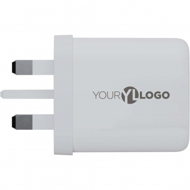 Logo trade promotional products image of: Xtorm XEC067G GaN² Ultra 67W wall charger - UK plug